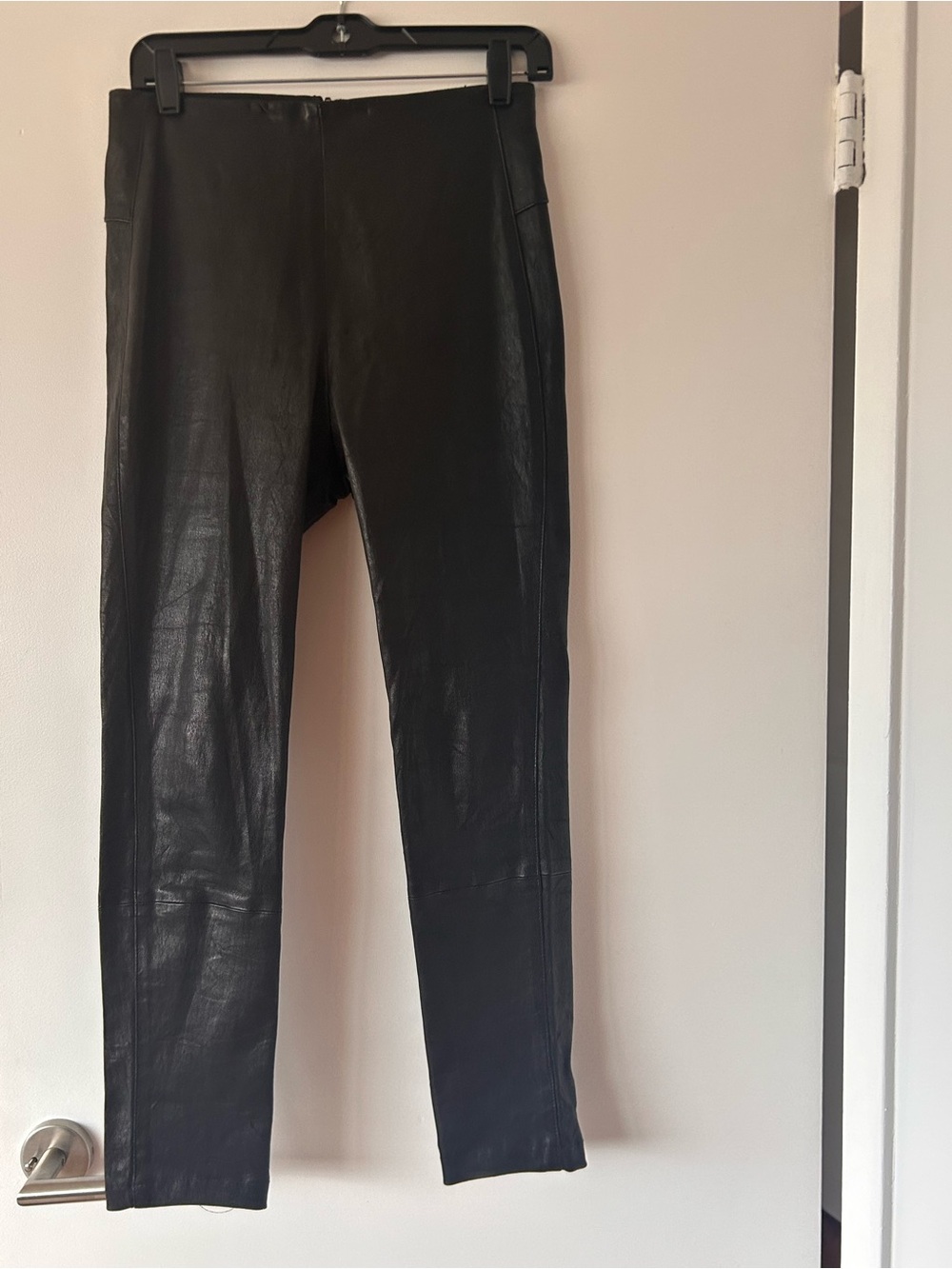 Genuine Leather Black Legging / Pants